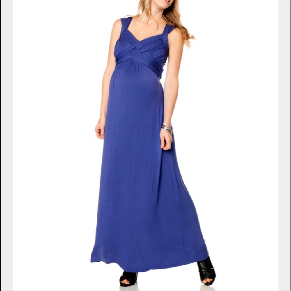 Criss cross top maxi dress